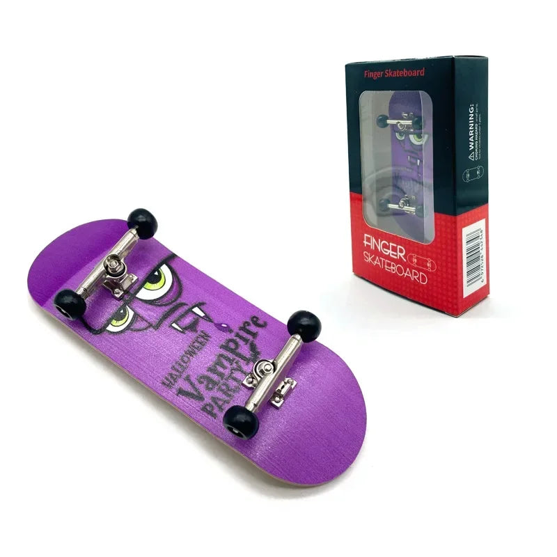 34mm Wooden Tech Deck Finger Skateboard Finger Scooter Professional Maple Track Bearing Wheel Alloy Fingertip Skateboard Toys