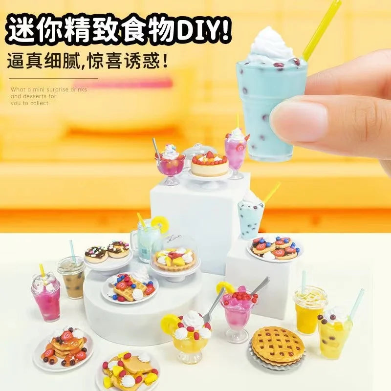 2024 make mini food Series Toy maker show  Surprise Ball Children Handmade Diy Guess Balls Kids Gifts